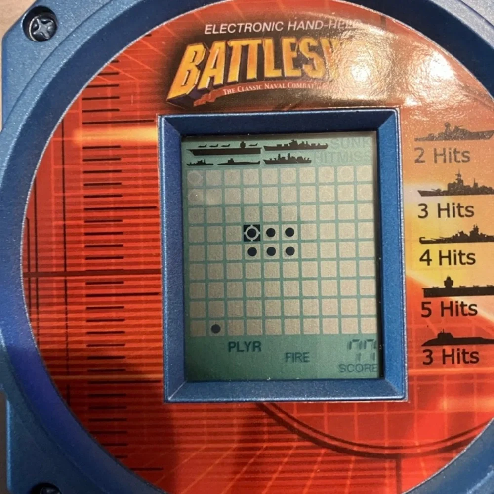 Electronic Handheld Battleship Game by MB Hasbro 2002 Tested & Working
